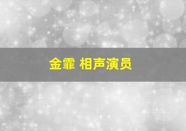 金霏 相声演员